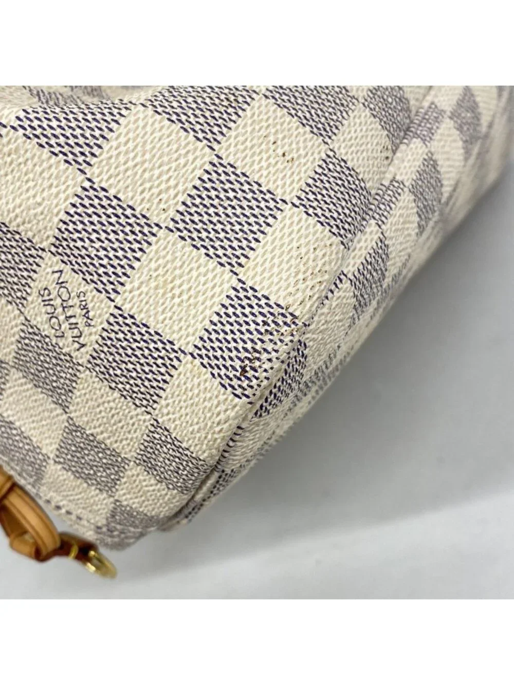 Louis Vuitton Tote Damier Azur Neverfull MM White